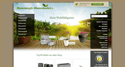 Desktop Screenshot of blumentoepfe-blumenkuebel.de