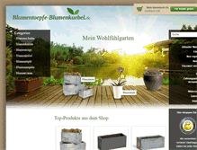 Tablet Screenshot of blumentoepfe-blumenkuebel.de